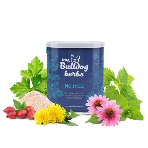 My Bulldog Herbs – NO ITCH – immuntámogatás Lactoferrinnel 50gr