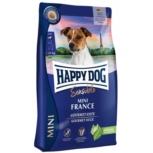 Happy Dog Mini France Kacsával 800gr