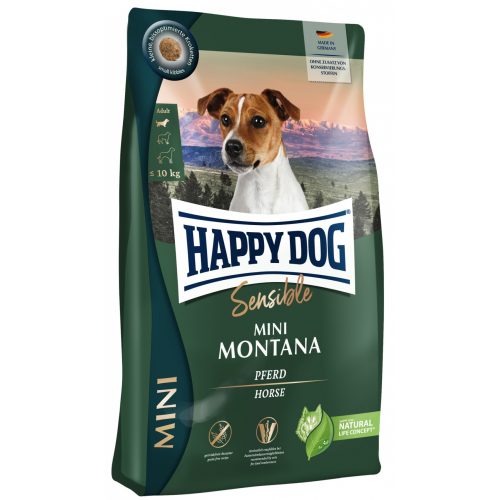 Happy Dog Mini Montana Lóhússal 800gr