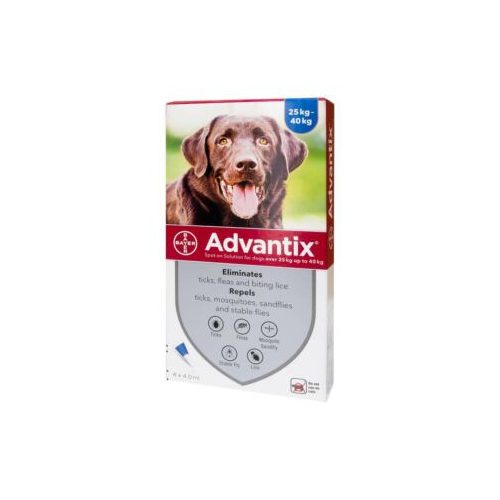 Advantix® spot on 25-40 kg (1 pipetta) nyitott dobozból