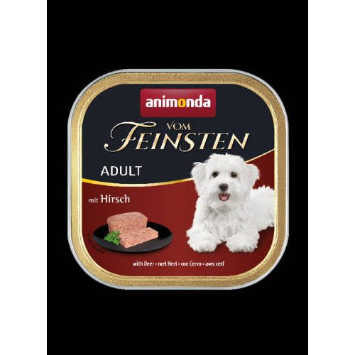 Animonda Vom Feinsten Adult (szarvas) alutálkás - Felnőtt kutyák részére (150g)