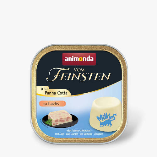 Animonda Vom Feinsten Adult à la Panna Cotta mit Lachs - nedvestáp (lazac, fözött tejszínnel) macskák részére (100g)