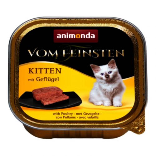 Animonda Vom Feinsten Kitten szárnyas alutálkás 100g