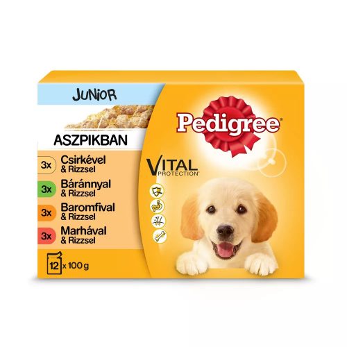 Pedigree Junior alutasakos eledel 12x100gr