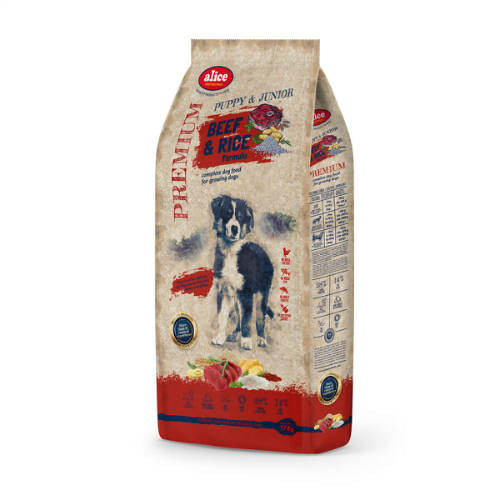  ALICE Professional Puppy & Junior beef & rice 17 kg