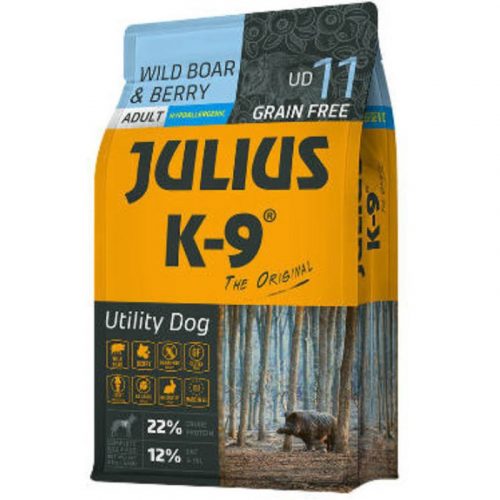 Julius K-9 Utility Dog Adult Hypoallergenic Wild Boar & Berry 3kg