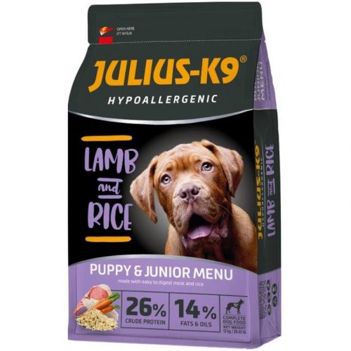 Julius K-9 Puppy & Junior Hypoallergenic Lamb & Rice 12kg