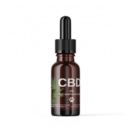 Quebeck CBD olaj 20ml Pet 5% Full spektrumú 