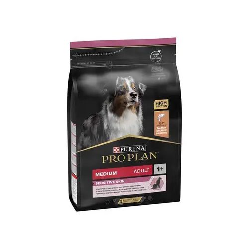 Purina PRO PLAN Medium Adult SENSITIVE SKIN lazacban gazdag száraz kutyaeledel 14kg