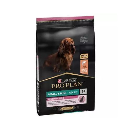 Purina PRO PLAN Small & Mini Adult SENSITIVE SKIN lazacban gazdag száraz kutyaeledel 7kg