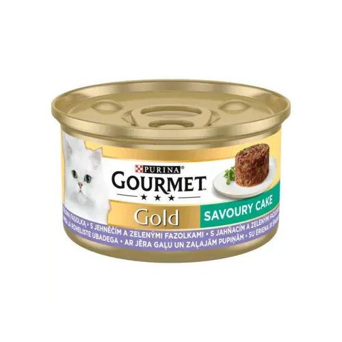 GOURMET Gold Savoury Cake báránnyal és zöldbabbal 85g