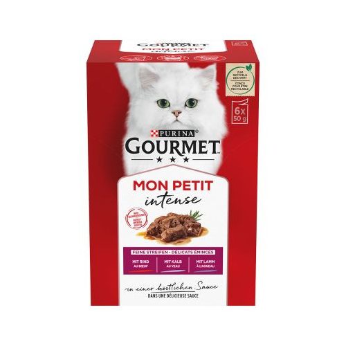 Gourmet Mon Petit Marha-borjú-bárány 6x50g 