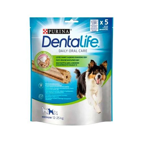 DENTALIFE Medium 12-25KG FOGÁPOLÓ STICK Közepes TESTŰ KUTYÁKNAK