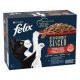 FELIX Deliciously Sliced házias válogatás aszpikban nedves macskaeledel 12x80gr