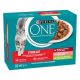 PURINA ONE STERILCAT marhával/lazaccal/pulykával nedves macskaeledel 12*85gr