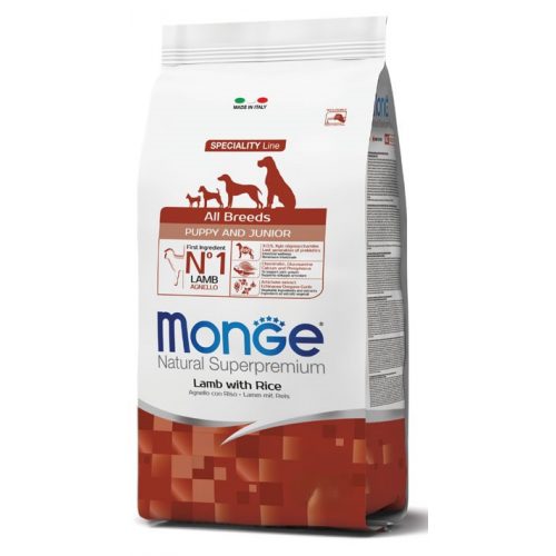 Monge Dog Speciality Line 12 kg All Breeds PUPPY Bárány & rizs 