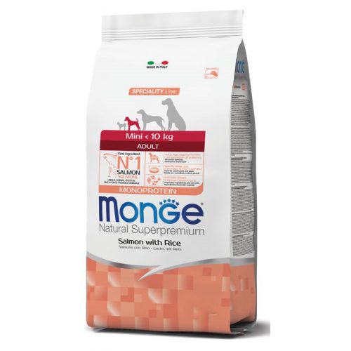 Monge Dog 2,5kg Mini Lazac & rizs - Adult Speciality Line