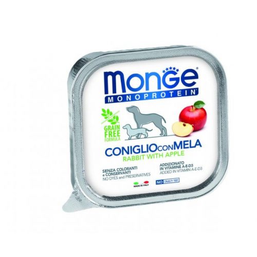 Monge Dog 150g MONOPROTEIN Fruits Paté nyúl-alma