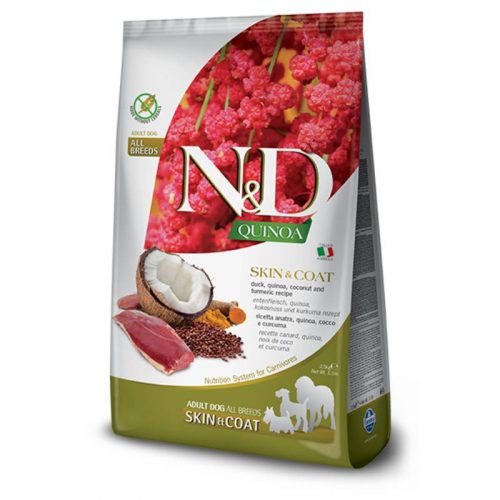 N&D Quinoa Dog Skin&Coat Kacsa 2,5kg