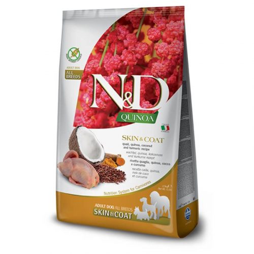 N&D Quinoa Dog Skin&Coat Fürj 7kg