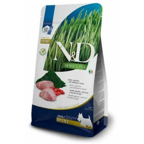 N&D Spirulina Dog Adult Mini Lamb 2 kg