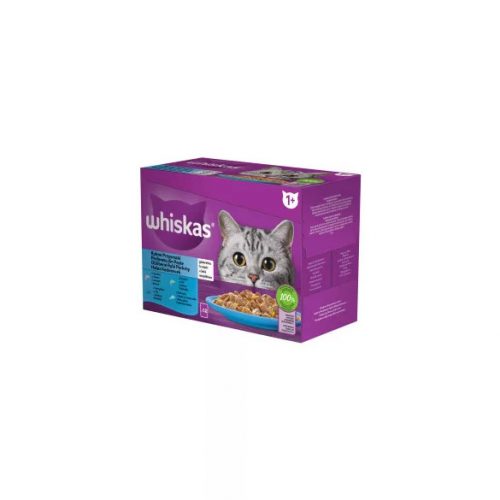 Whiskas Halas válogatás aszpikban 12x85g