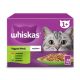 Whiskas Vegyes válogatás aszpikban zöld  12x85g