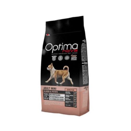 Visán Optimanova Dog Adult Mini Salmon&Potato 8 kg