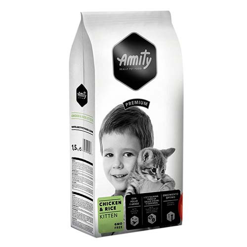 Amity Cat Kitten csirke-rizs 10 kg