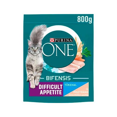 PURINA ONE 800gr Difficult Appetite tőkehal és pisztráng