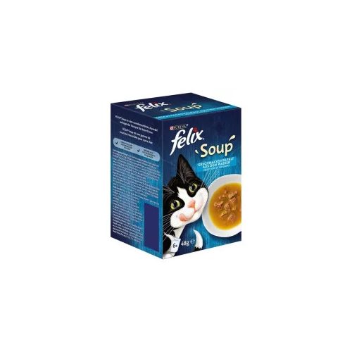 FÉLIX SOUP HALAS VÁLOGATÁS 6X48G