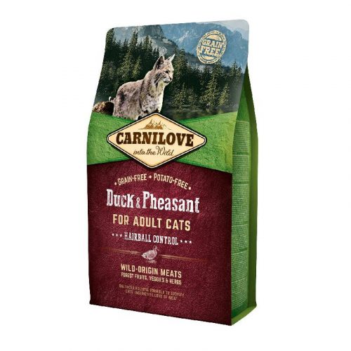 Carnilove Cat Duck & Pheasant Hairball Control 2kg