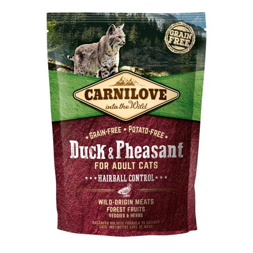 Carnilove Cat Duck & Pheasant Hairball Control 400g