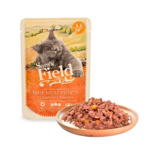 Sam's Field True Meat Fillets Csirke+Sütőtök 85gr