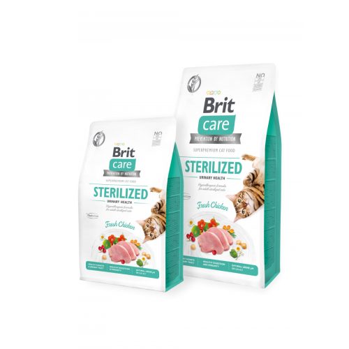  Brit Care Cat Sterilised Urinary Csirke 2kg