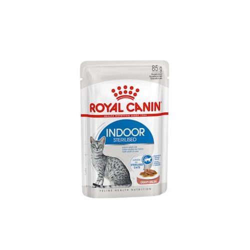 Royal Canin 12*85gr Indoor Sterilised szószban ( lakásban tartott ivartalanított macskáknak)