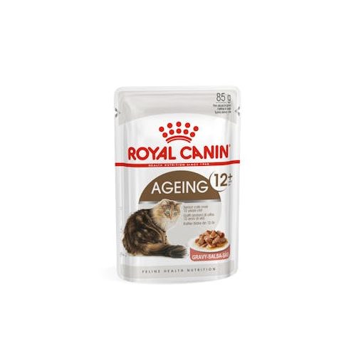 Royal Canin Ageing 12+ Gravy nedves macskaeledel 12év feletti macskáknak 12*85gr