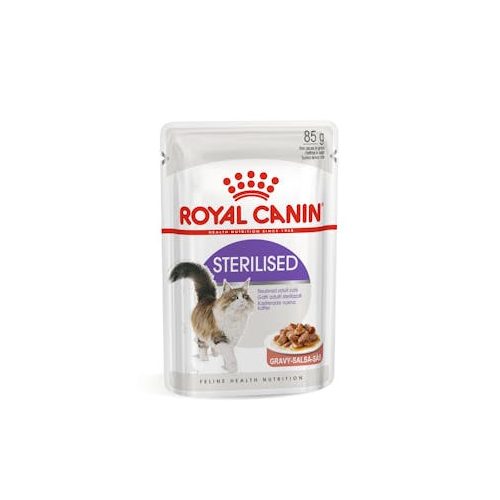 Royal Canin Sterilised Gravy 12*85gr  ivartalantott macskáknak