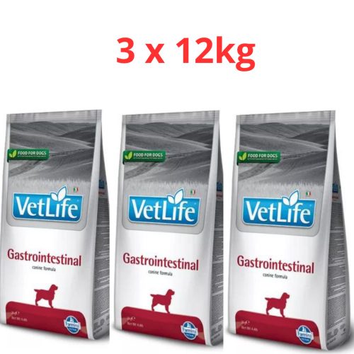 Vet Life Dog Gastro-Intestinal 3x12kg