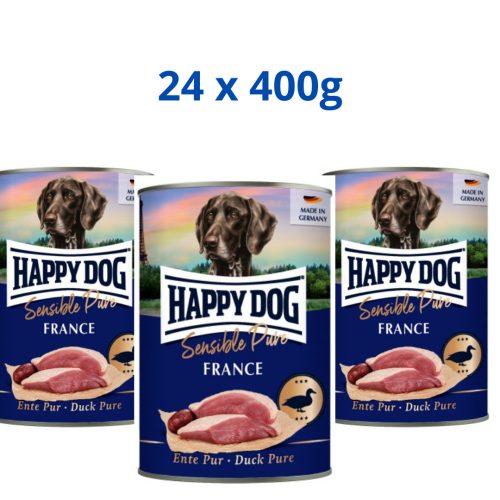 Happy Dog France konzerv Kacsa 24x400gr