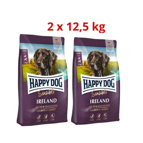 HAPPY DOG SENSIBLE IRELAND NYÚLHÚSSAL 2x12,5KG