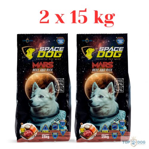 Space Dog Mars Beef and Rice 2x15 kg