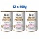 Brit Mono Protein Rabbit konzerv 12x400g