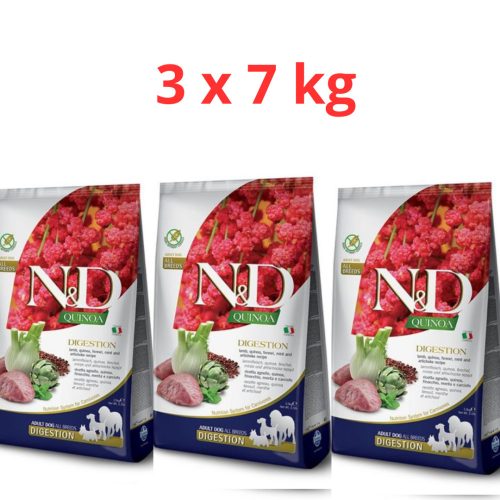 N&D Quinoa Dog Digestion Med/Max 3x7kg